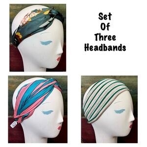 Anthropologie Lot Of 3 Headbands